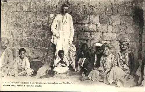 Ak Ein Karem Israel, Indigènes à la Fontaine de St Jean