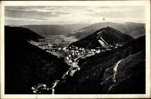 Ak Kordel in der Eifel, Ortsansicht, Blick von der Held