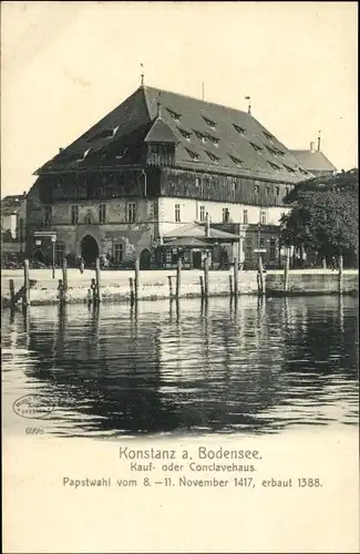 Ak Konstanz am Bodensee Baden Württemberg, Kaufhaus und Konklavehaus