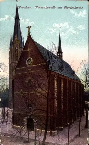 Ak Kevelaer am Niederrhein, Kerzenkapelle, Marienkirche
