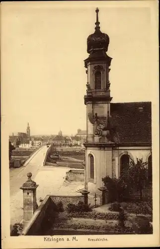 Ak Kitzingen in Mainfranken Bayern, Kreuzkirche