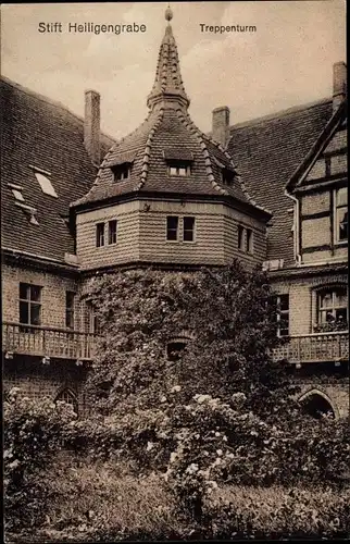 Ak Heiligengrabe in der Prignitz, Kloster Stift zum Heiligengrabe, Treppenturm