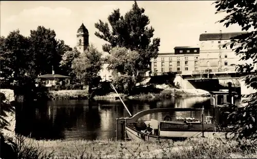 Ak Fürstenwalde an der Spree, Partie an der Spree