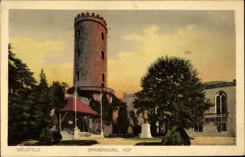 Ak Bielefeld in Nordrhein Westfalen, Sparenburg, Hof