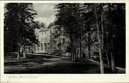 Ak Friedrichsruh Aumühle im Herzogtum Lauenburg, Schloss Friedrichsruh