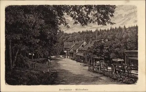 Ak Bad Harzburg am Harz, Molkenhaus, Brockentour