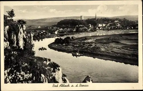 Ak Bad Abbach an der Donau Niederbayern, Ortsansicht, Panorama