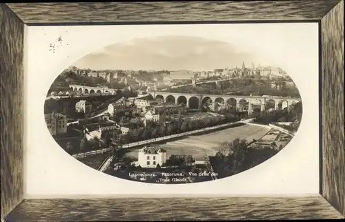 Präge Passepartout Ak Luxemburg Luxembourg, Panorama, Trois Glands