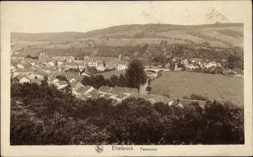 Ak Ettelbrück Luxemburg, Panorama