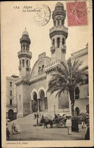 Ak Algier Algier Algerien, Die Kathedrale