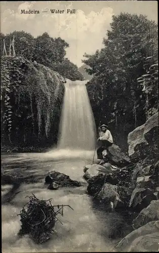 AK Insel Madeira Portugal, Wasserfall