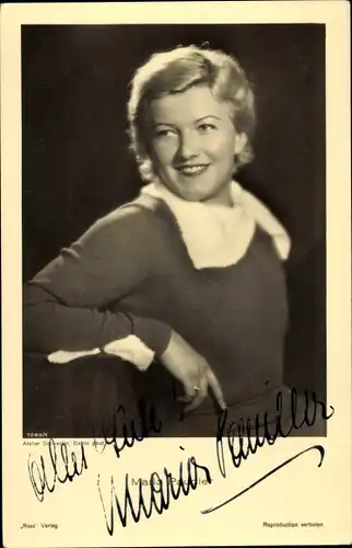 Ak Schauspielerin Maria Paudler, Portrait, Ross Verlag 7090/1