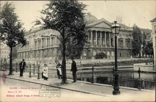 Ak Gand Gent Ostflandern, Palais de Justice