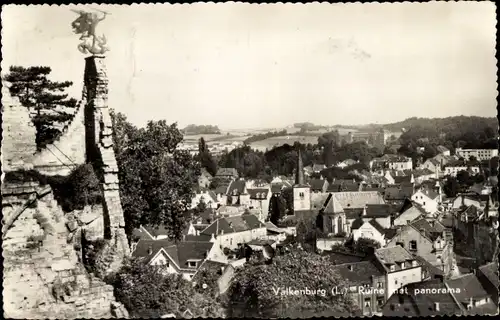 Ak Valkenburg (L.) Limburg Niederlande, Ruine das Panorama