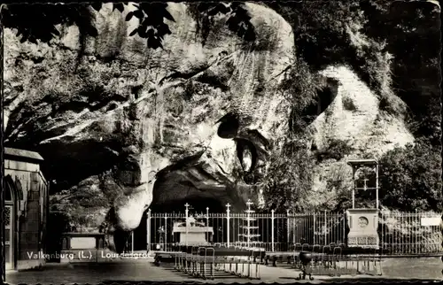 Ak Valkenburg (L.) Limburg Niederlande, Lourdesgrotte