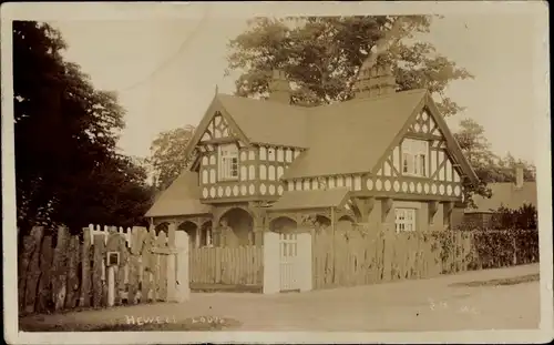 Ak Worcestershire England, Hewell Lodge