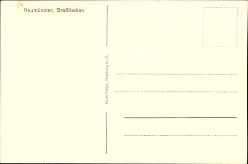 Ak Neumünster in Holstein, Großflecken