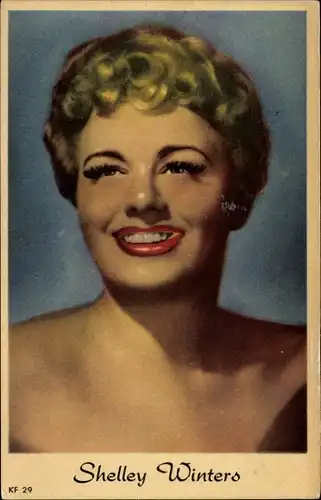 Ak Schauspielerin Shelley Winters, Portrait