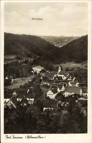 Ak Bad Imnau Haigerloch im Zollernalbkreis, Ortsansicht, Stahlbad