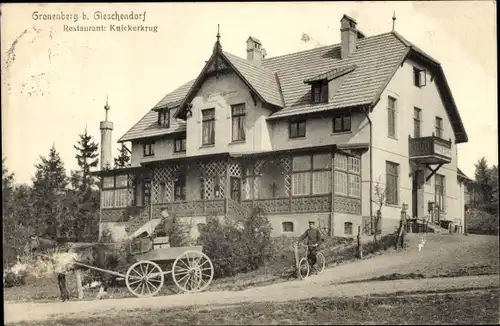 Ak Gronenberg Scharbeutz in Ostholstein, Restaurant Knickerkrug