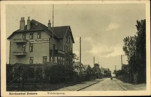 Ak Nordseebad Duhnen Cuxhaven, Wehrbergsweg, Pension Meeresfriede