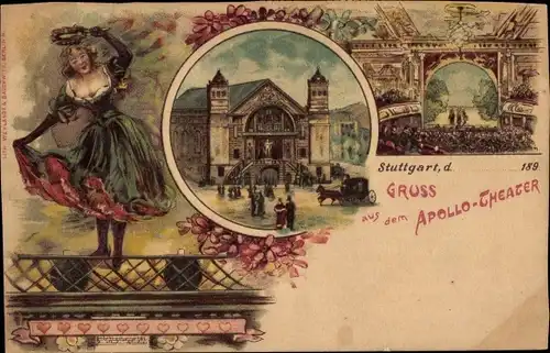 Litho Stuttgart in Baden Württemberg, Apollo-Theater, Innenansicht