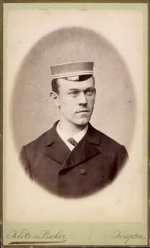 Studentika CdV Kempten im Allgäu Schwaben, Student, Portrait
