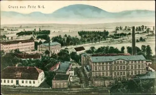 Ak Peitz in der Niederlausitz, Teilansicht