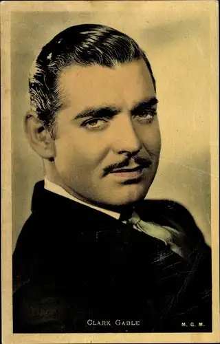 Ak Schauspieler Clark Gable, Portrait