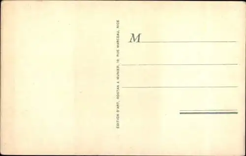 Ak Menton in Alpes Maritimes, Eine alte Straße, Kinder