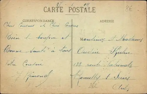 Ak Sézanne Marne, Rue d’Epernay, Rue Pierre-Frite