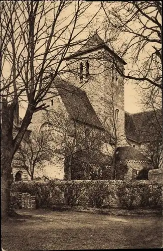 Ak Solesmes Sarthe, Klosterkirche St-Pierre, Glockenturm