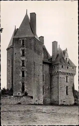 Ak Poille-sur-Vegre, Chateau de Verdelles, Nordküste