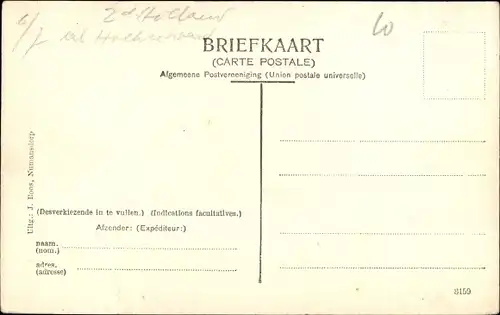 Ak Numansdorp Südholland Niederlande, Torenstraat