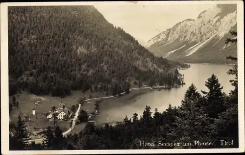 Ak Reutte Tirol Österreich, Plansee, Hotel Seespitz