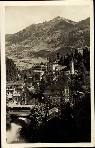 Ak Bad Gastein Badgastein in Salzburg, Ort gegen Gamskarkogel