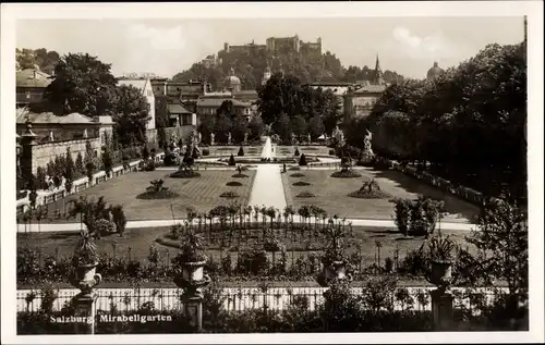 Ak Salzburg in Österreich, Mirabellgarten