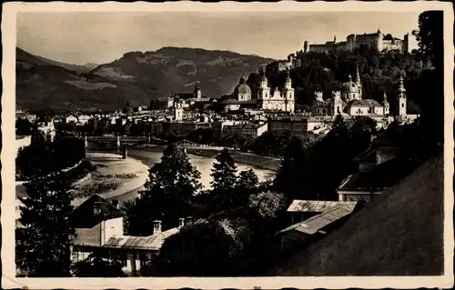 Ak Salzburg in Österreich, Teilansicht von Mülln aus