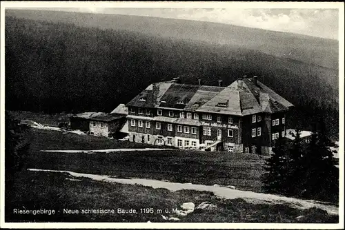 Ak Schlesien, Riesengebirge, Neue schlesische Baude