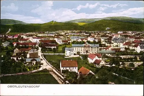 Ak Litvínov Oberleutensdorf Region Aussig, Gesamtansicht