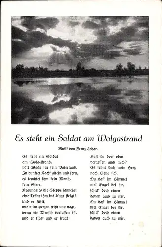 Lied Ak Es steht ein Soldat am Wolgastrand, Hält Wache für sein Vaterland...