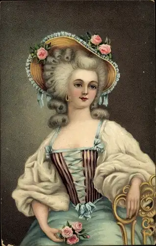 Künstler Ak Nattier, Madame de Dugazon, Frauenportrait