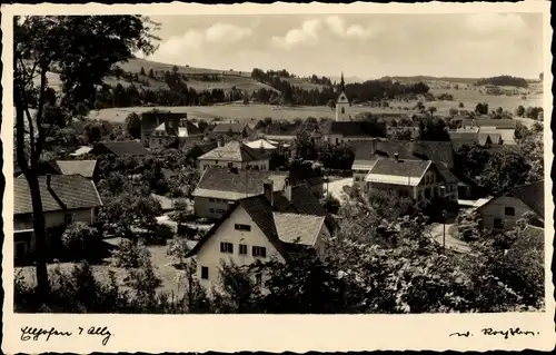 Ak Ellhofen Weiler Simmerberg im Allgäu, Teilansicht