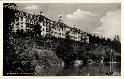 Ak Sanatorium am Hausstein Schaufling in Niederbayern, Gesamtansicht