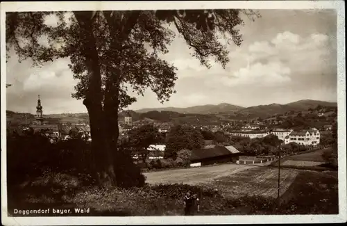 Ak Deggendorf im Bayerischen Wald Niederbayern, Panorama