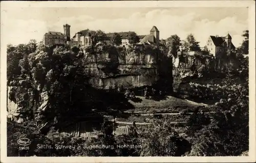 Ak Hohnstein Sächsische Schweiz, Jugendburg