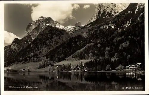 Ak Ramsau im Berchtesgadener Land Oberbayern, Hintersee, Reiteralpe