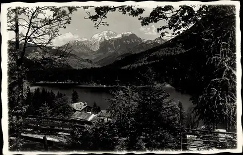 Foto Ak Ramsau im Berchtesgadener Land Oberbayern, Hintersee