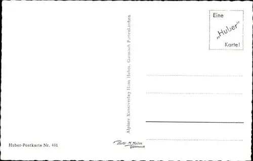 Ak Garmisch Partenkirchen in Oberbayern, Wankbahn, Zugspitzgruppe, Wankhaus, Wankgipfel, Edelweiss