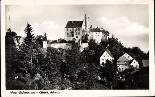 Ak Gößweinstein in Oberfranken, Burg